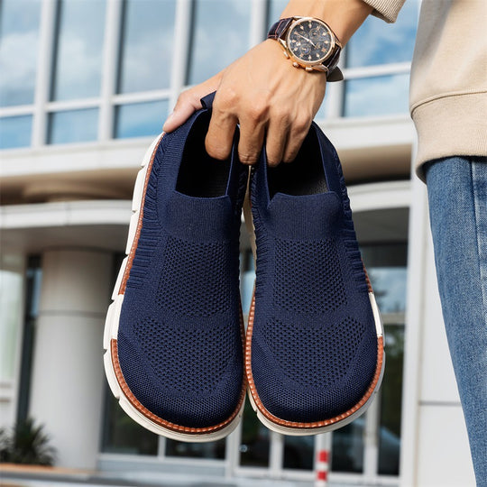 Herren Leichter Strick-Slip-On Sneaker mit Memory-Foam-Komfort und flexibler Profilsohle Shop Nory