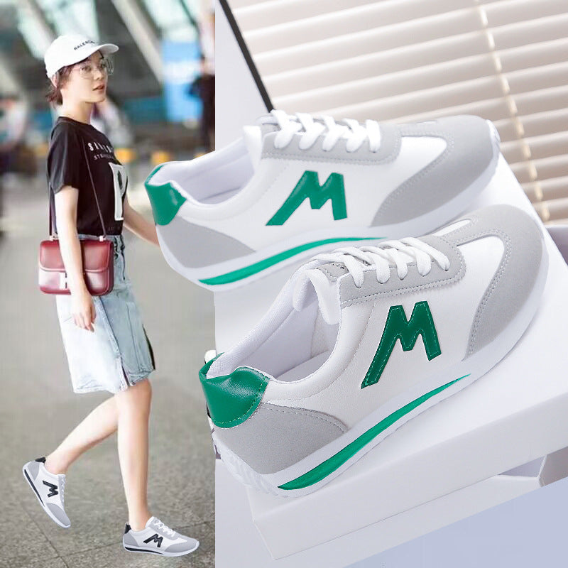 Damen Leichte Retro-Running Sneaker mit gepolsterter Komfortsohle und seitlichem Logo Shop Nory