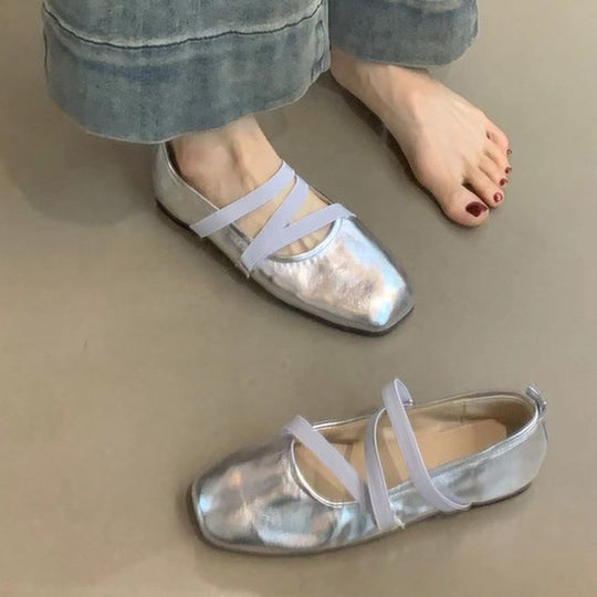 Damen Ballerinas mit modernem Riemchendesign und komfortabler Sohle