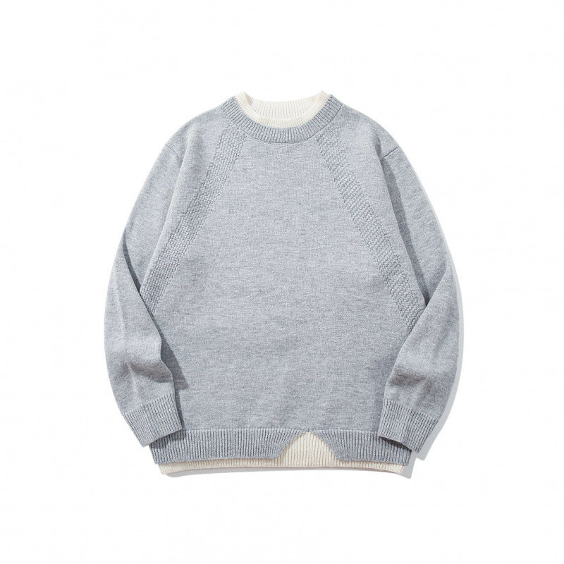 Unisex Feinstrickpullover mit Raglannaht und dreieckigem Saumbesatz Shop Nory