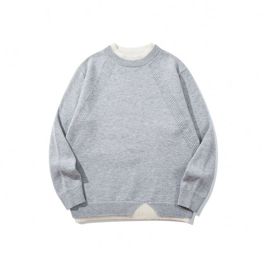 Unisex Feinstrickpullover mit Raglannaht und dreieckigem Saumbesatz Shop Nory