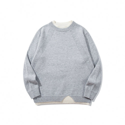 Unisex Feinstrickpullover mit Raglannaht und dreieckigem Saumbesatz Shop Nory