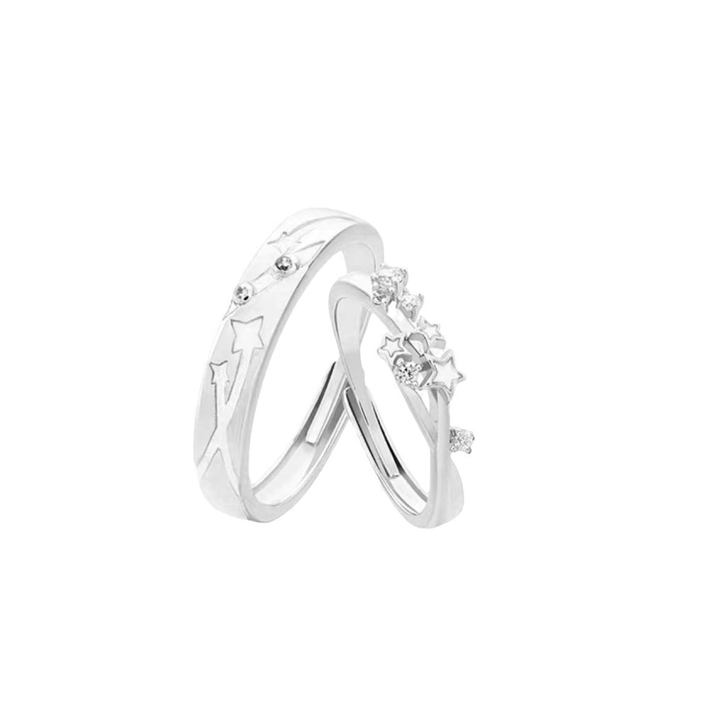 Damen Ring mit künstlerischem Sternmuster und funkelnden Akzenten Shop Nory
