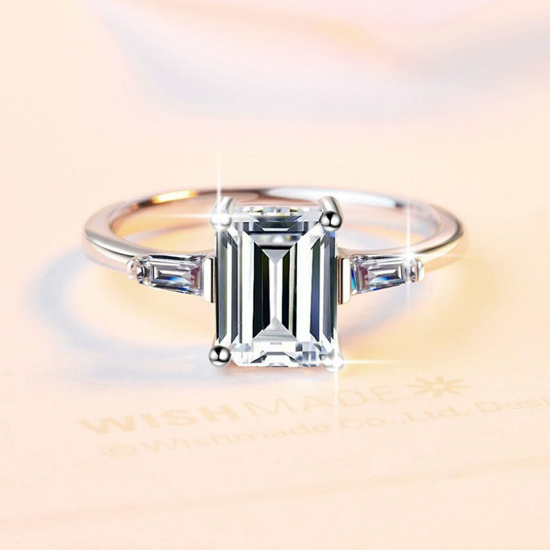 Damen Solitärring mit elegantem Quarzkristall und filigranem Design Shop Nory