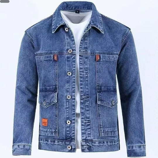 Herren Stilvolle Denimjacke Shop Nory