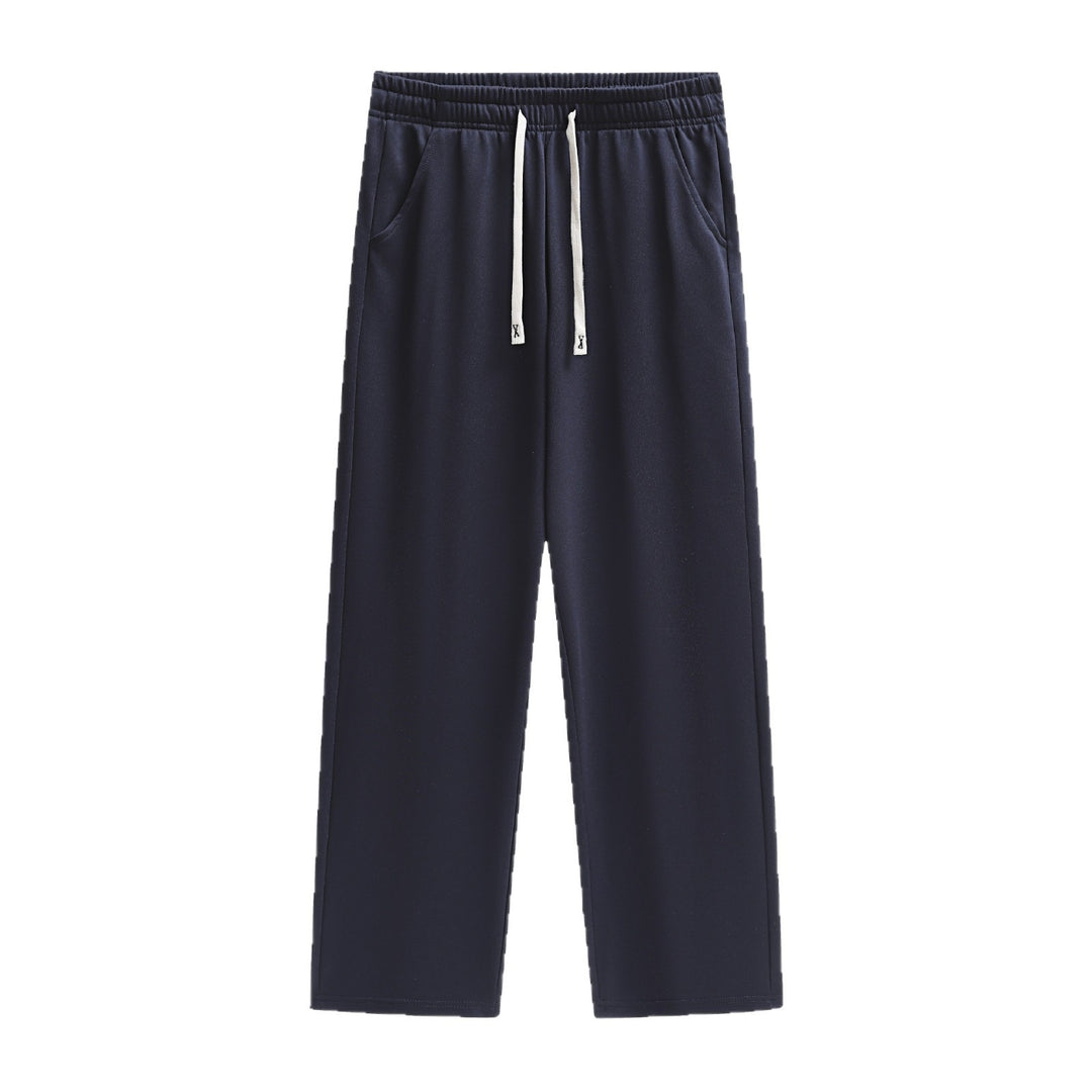 Herren Relaxed-Fit French-Terry Loungehose mit hohem Komfortbund und geradem Bein Shop Nory