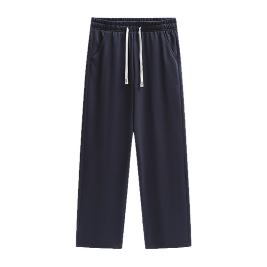 Herren Relaxed-Fit French-Terry Loungehose mit hohem Komfortbund und geradem Bein Shop Nory