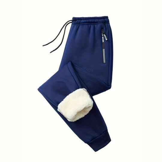 Herren Tapered Performance-Jogginghose mit elastischem Bund, Reißverschlusstaschen & gerippten Beinbündchen Shop Nory