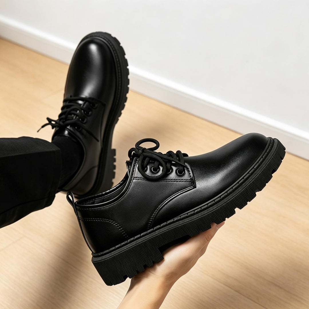 Herren Glänzende Lederschuhe Shop Nory