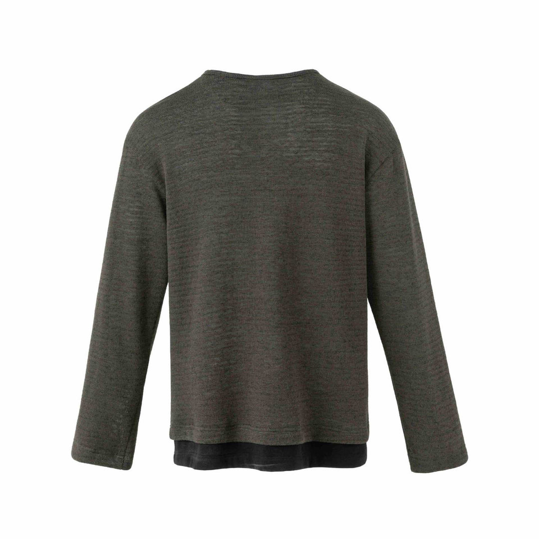 Herren Feinstrick-Pullover mit Rundhalsausschnitt und geradem Schnitt Shop Nory