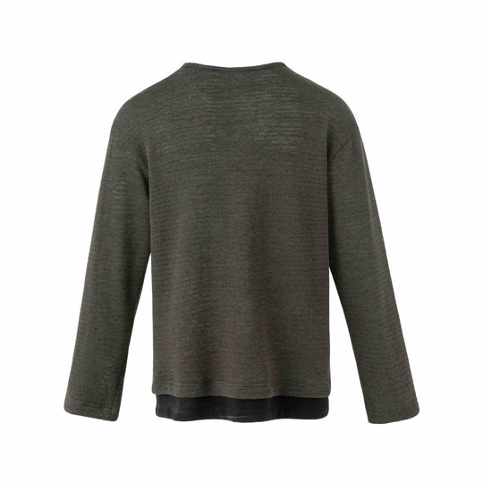 Herren Feinstrick-Pullover mit Rundhalsausschnitt und geradem Schnitt Shop Nory