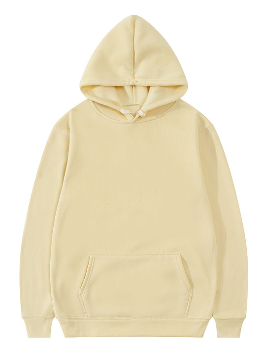 Unisex Oversized Kapuzenpullover aus schwerer Baumwollmischung mit Kängurutasche und gerippten Bündchen Shop Nory