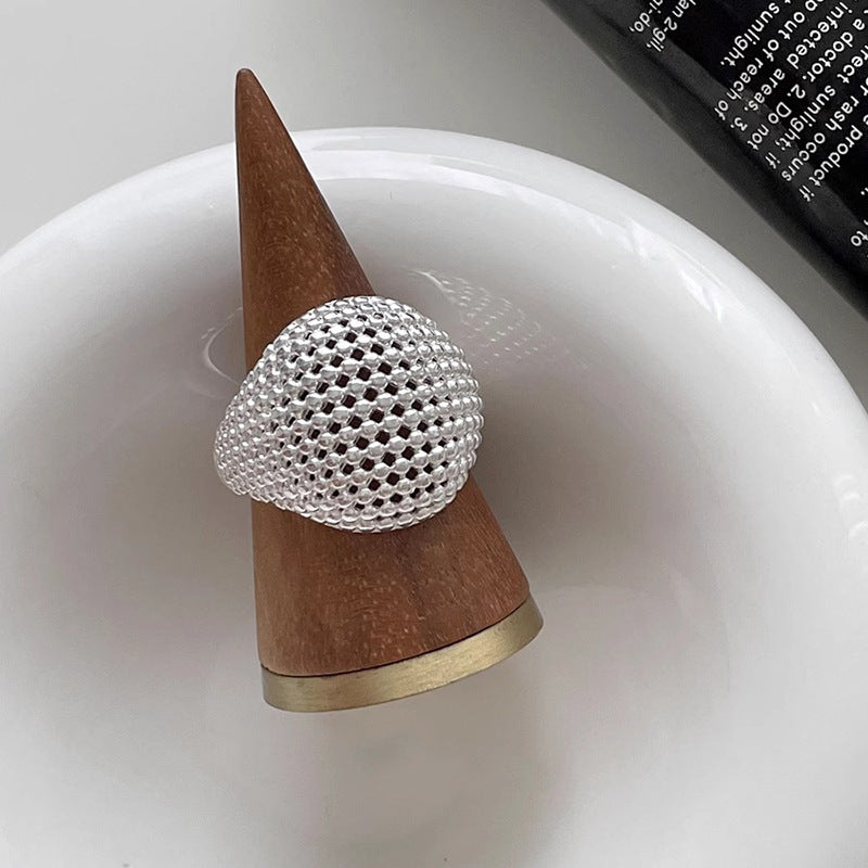 Damenring im modernen Netzdesign Shop Nory