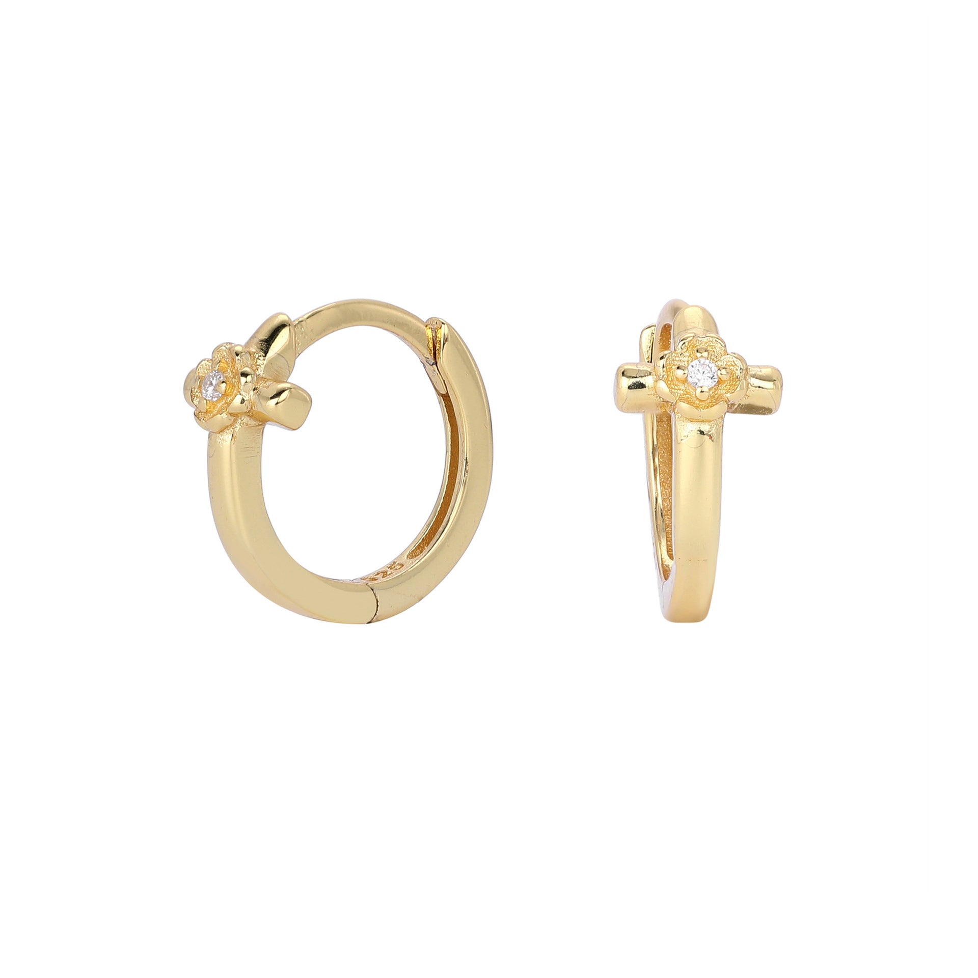 Damen Ohrhänger mit floralem Design aus 925 Sterling Silber Shop Nory