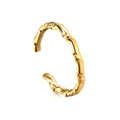 Damen offener Armreif im eleganten Bambusdesign Shop Nory