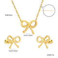Damen Schmuckset mit verspieltem Schleifen-Motiv Shop Nory
