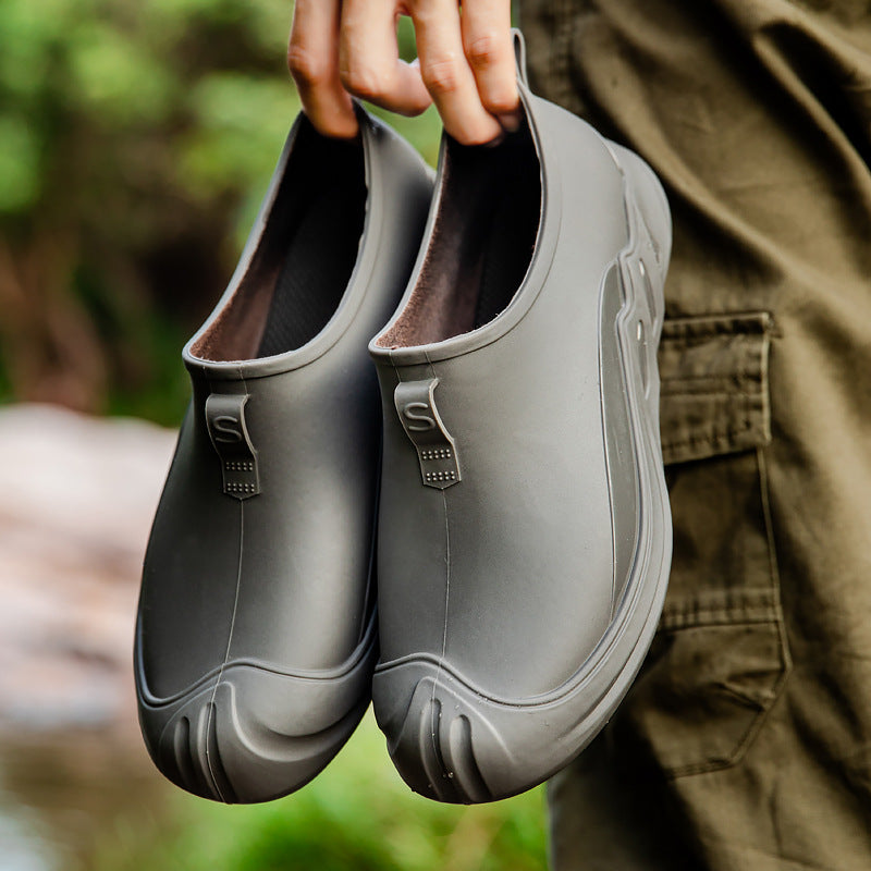 Herren Robuste wasserdichte Outdoor‑Clogs aus Vollgummi mit griffiger Profilsohle Shop Nory