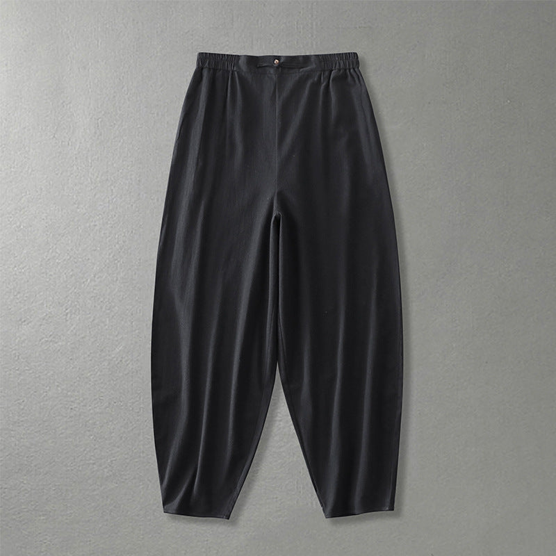 Damen Lässige, weite Haremshose mit elastischem Bund und tapered Knöchel Shop Nory