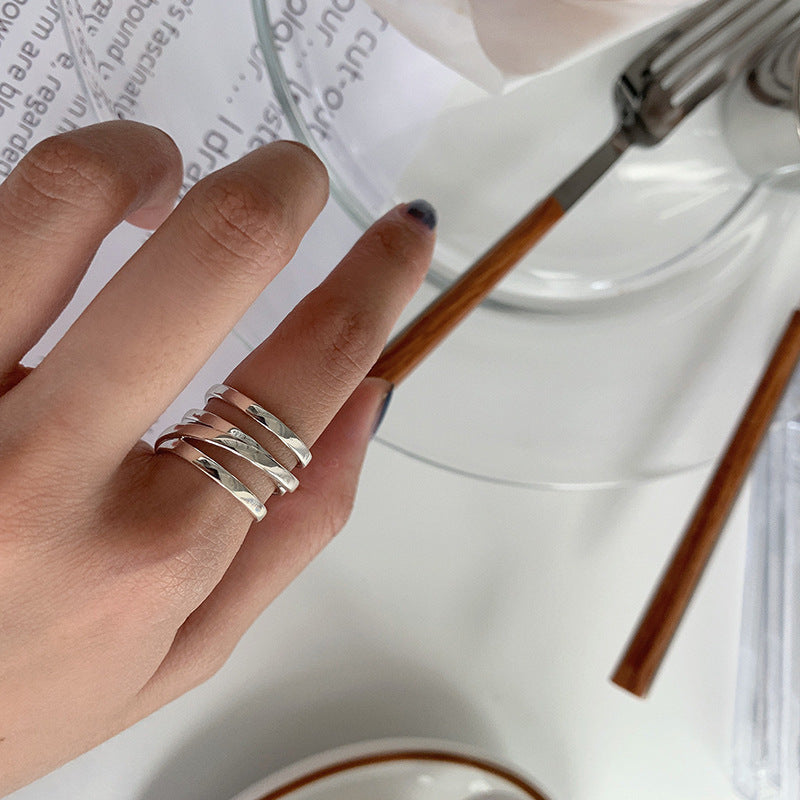 Damen Schlichtes und modernes Ring-Set Shop Nory