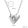 Damen Halskette mit Herz-anhängermotiv und anpassbarem Verlängerungsverschluss Shop Nory
