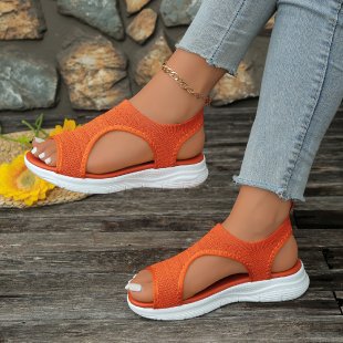 Damen Atmungsaktive Sandalen mit flexiblem Riemendesign und komfortabler Sohle Shopnory