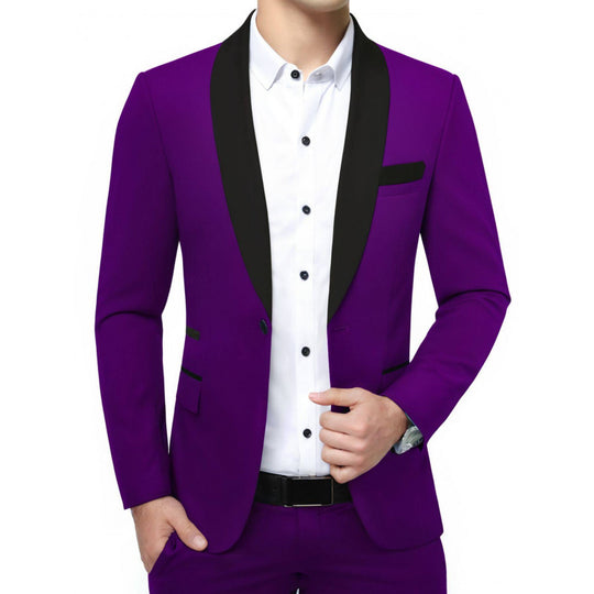 Herren Schmal geschnittenes Abend-Sakko im Smoking‑Stil mit Schalkragen Shop Nory