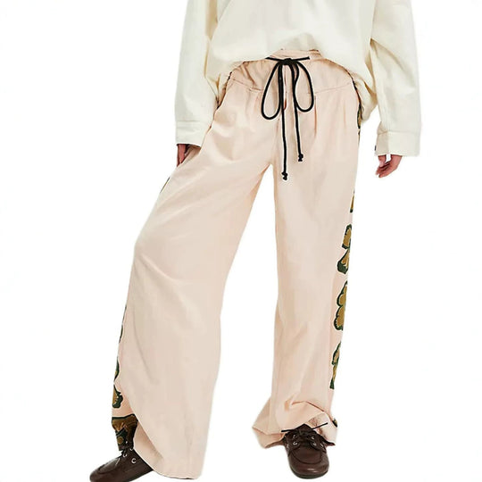 Damen Modische Sommerhose mit Blumenmuster