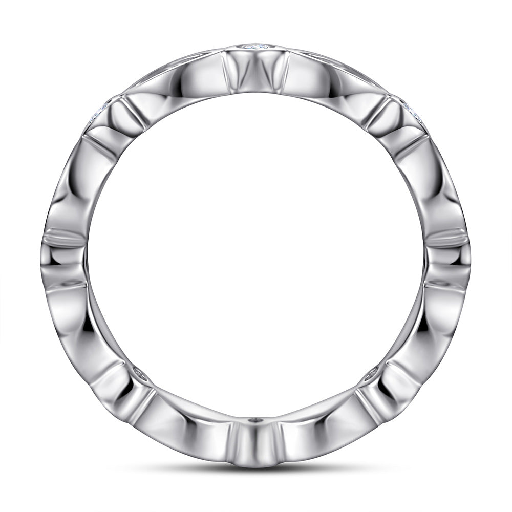 Damen Trauring mit funkelndem Diamant Shop Nory