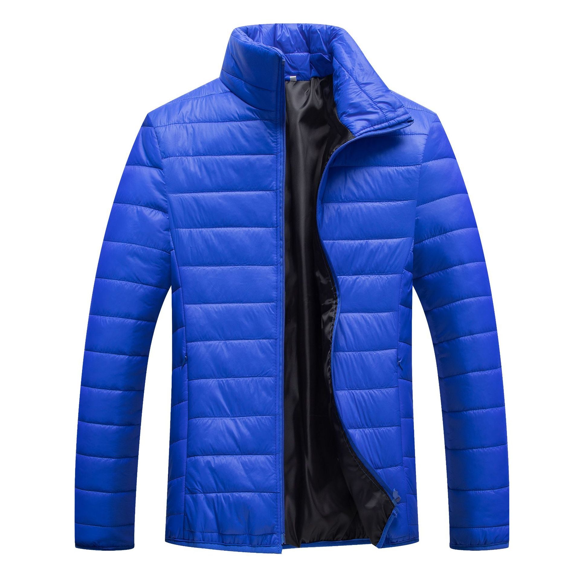 Herren Steppjacke mit hochgeschlossenem Kragen und wärmender Füllung