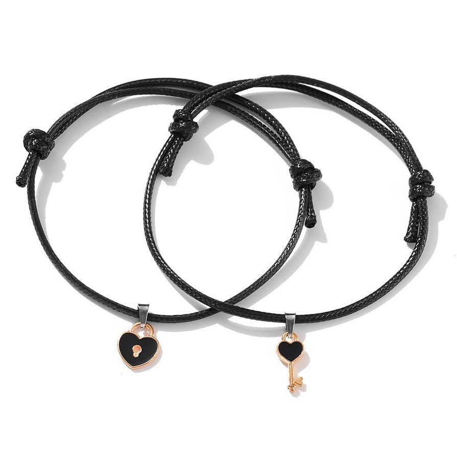 Damen Armband-Set mit Herzen und Schlüsselanhängern Shop Nory