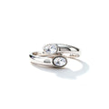 Damen Designer-Ring mit eleganten, ovalen Zirkonia-Shop Nory
