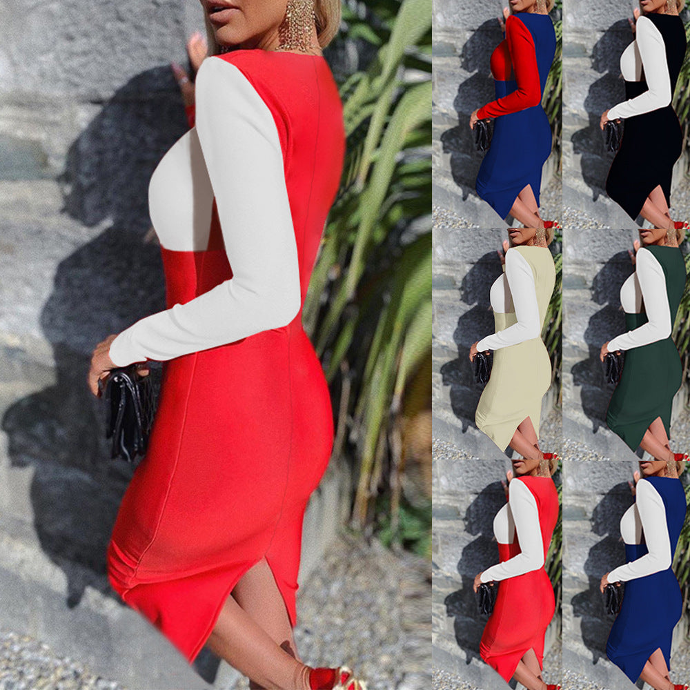 Damen figurbetontes Kleid Shopnory