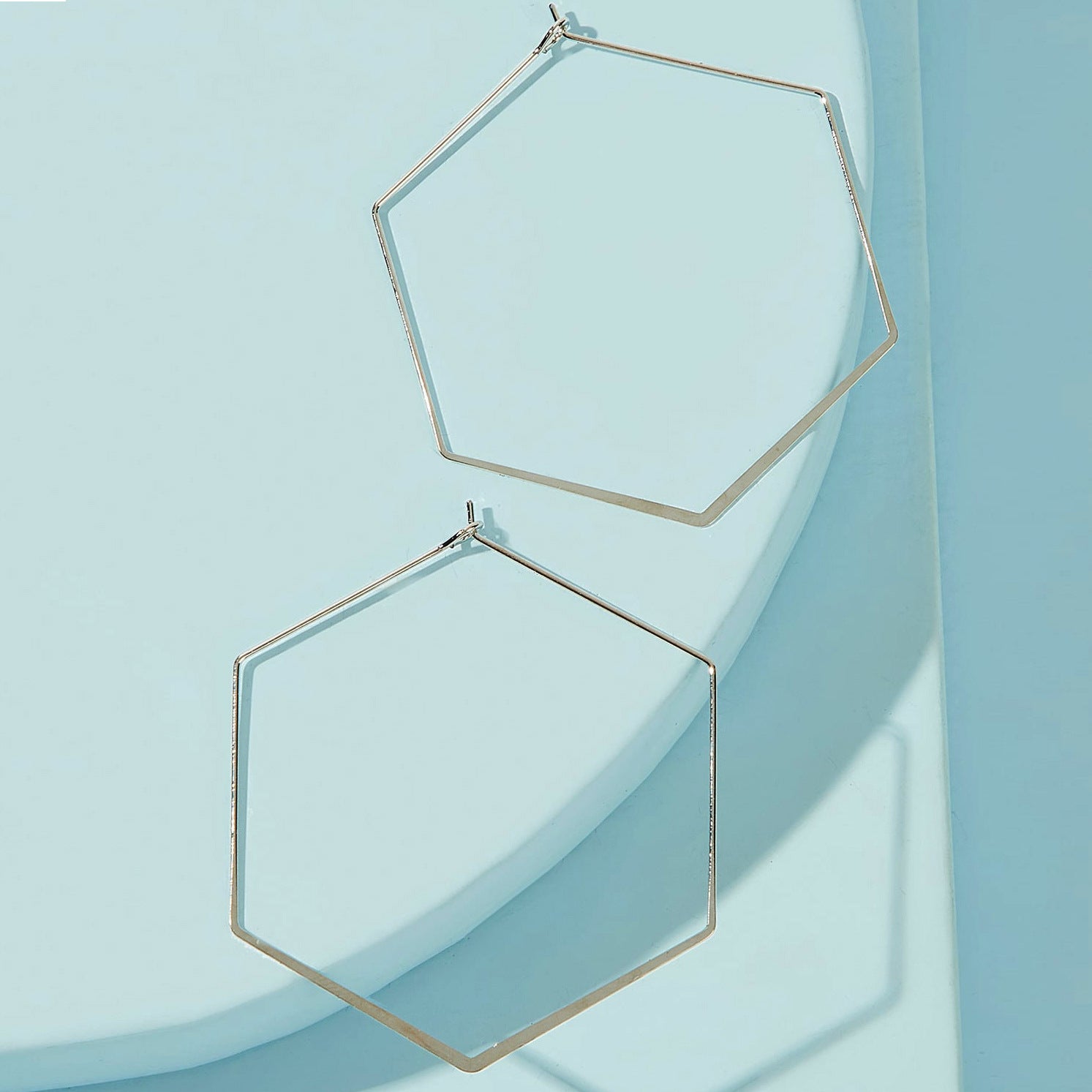 Damen geometrische Ohrringe im modernen Hexagon-Design Shop Nory