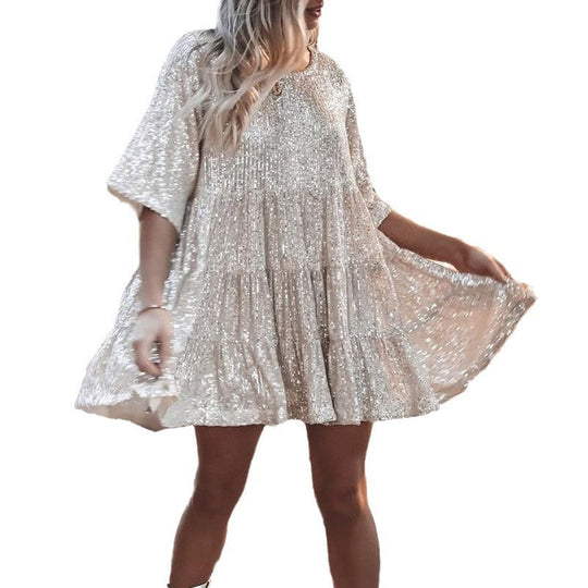 Damen Glitzerndes Partykleid