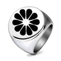 Herren Siegelring mit floralem Design Shop Nory