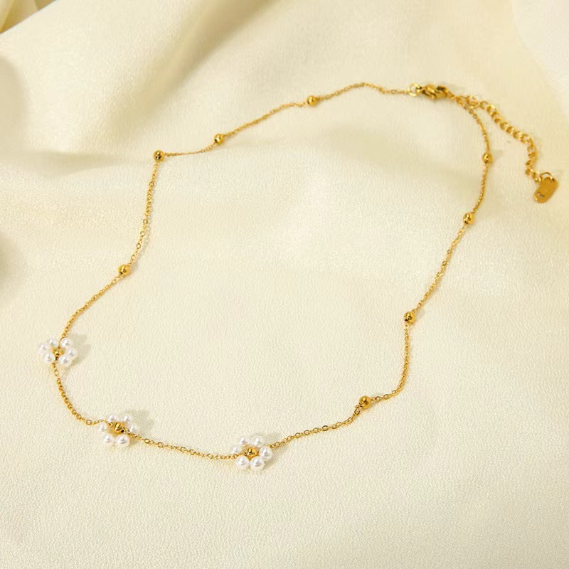 Damenschmuckperlen Blumenmuster Kettenarmband Shop Nory