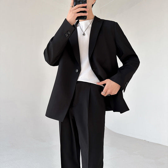 Herren eleganter Anzugblazer mit modernem Schnitt und feinem Innenfutter