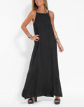 Damen Maxi-Kleid mit elegantem Schnitt und feinen Trägern