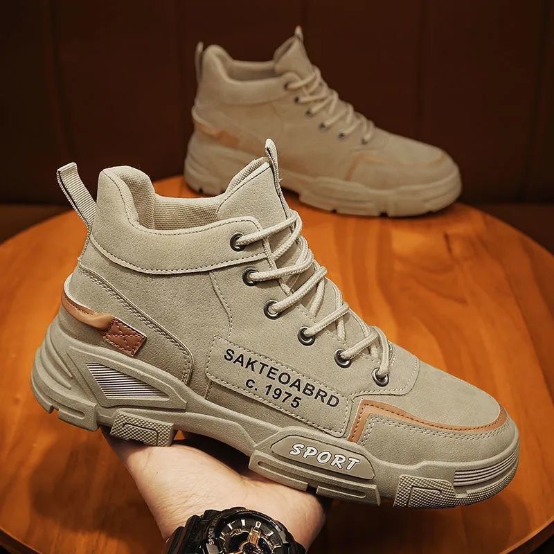 Herren Sportliche High-Top Sneakers mit robustem Profil