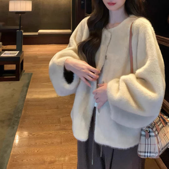 Damen Modischer Oversized-Pullover Shop Nory