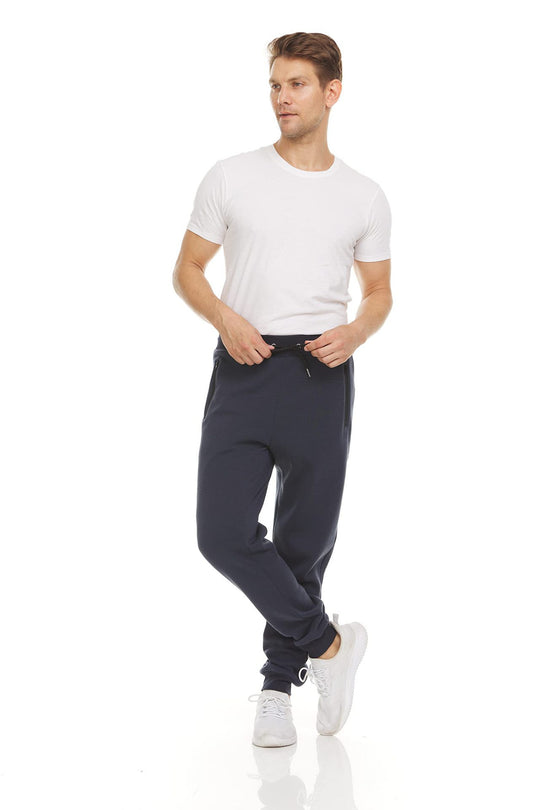 Damen nan taillierte Jogginghose mit seitlichen Reißverschlusstaschen, Kordelzug und schmalem Beinabschluss Shop Nory