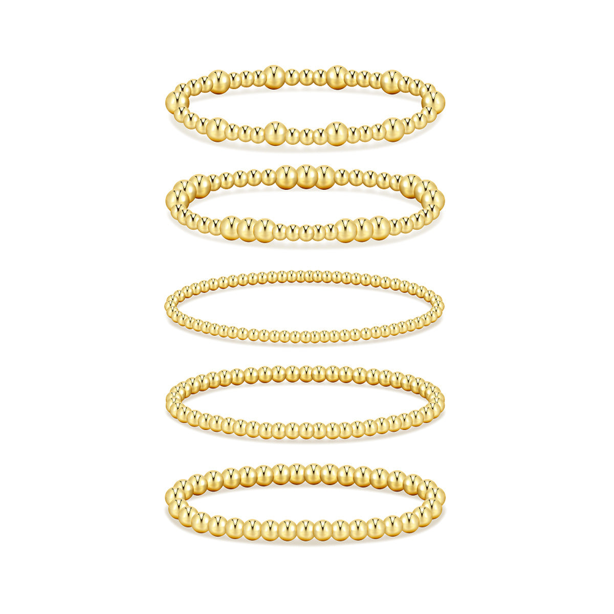 Damen Armreif-Set mit elegantem Kugeldesign Shop Nory