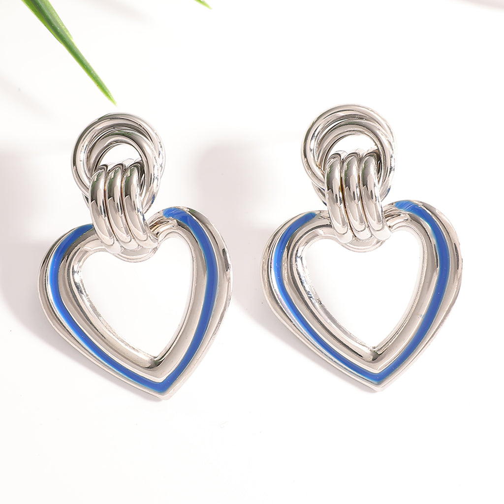 Damen Herzförmige Statement Ohrringe mit elegantem Design Shop Nory