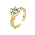 Damen eleganter Ring mit funkelndem Edelstein Shop Nory