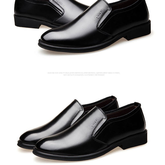 Herren Eleganter Lederslipper mit elastischem Einstieg und profilierter Gummisohle Shop Nory