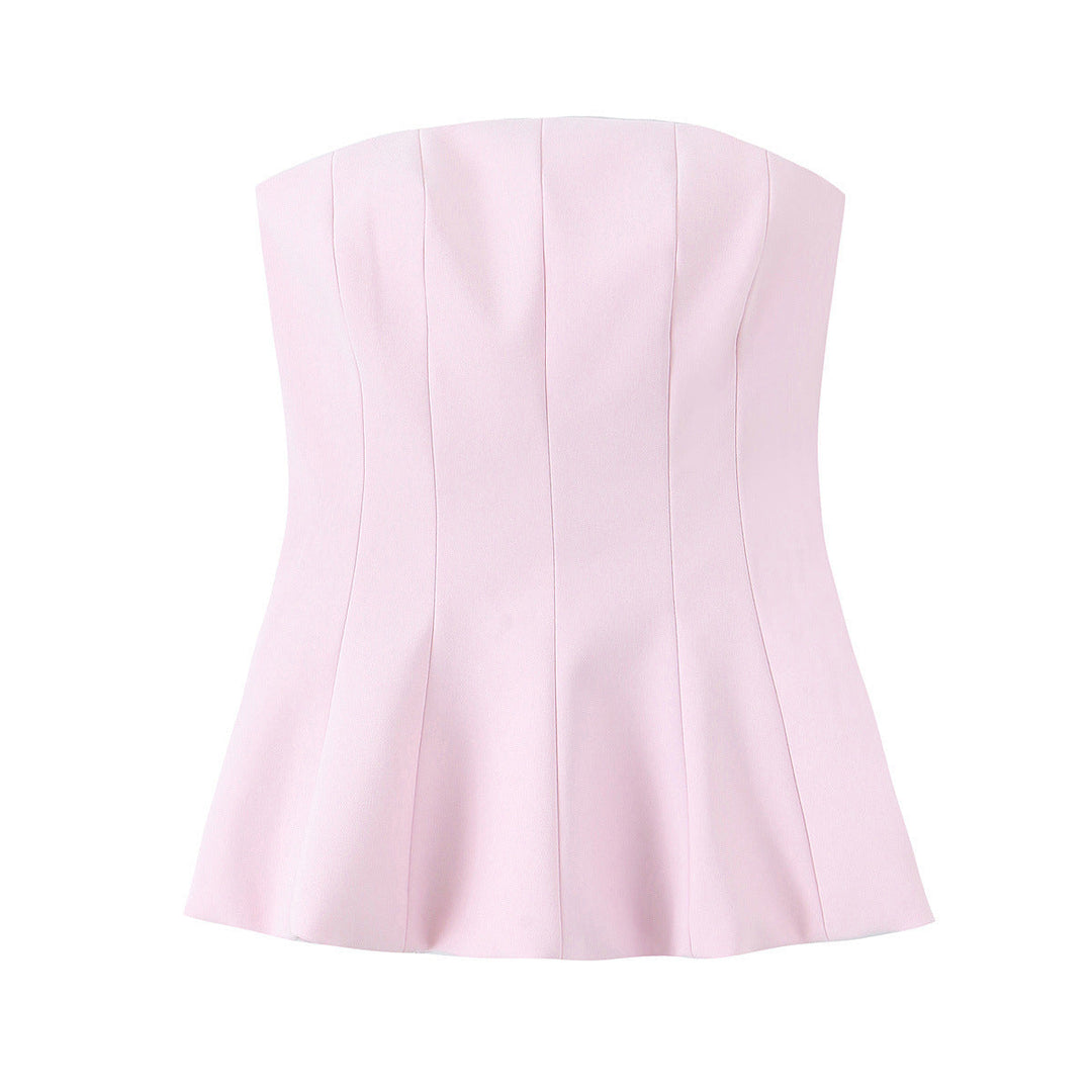 Damen Bustier-Top mit betonter Taille Shopnory