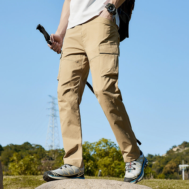 Herren Atmungsaktive Trekking-Cargohose mit Stretch und Mehrfachtaschen Shop Nory