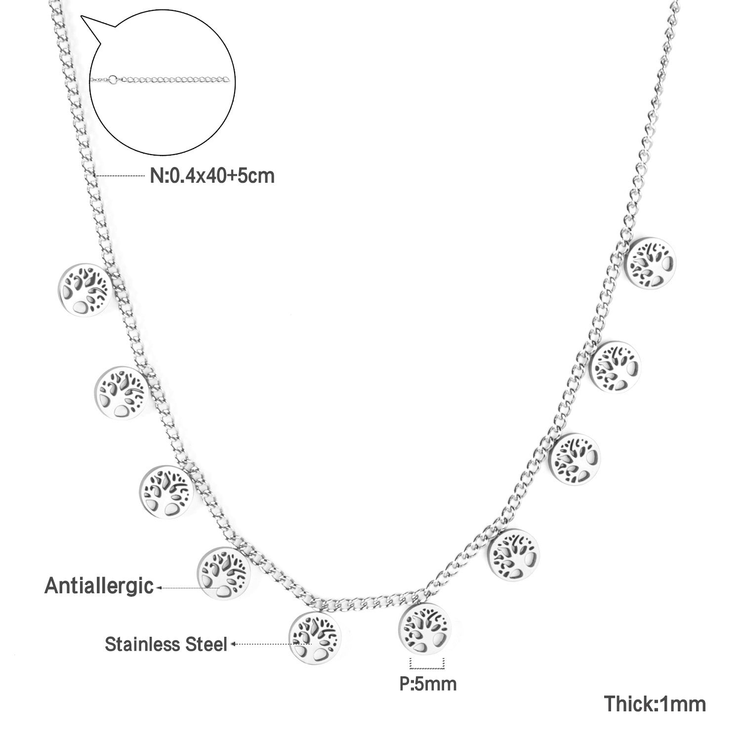 Damen elegante Goldplattierte Halskette mit geometrischen Anhängern Shop Nory