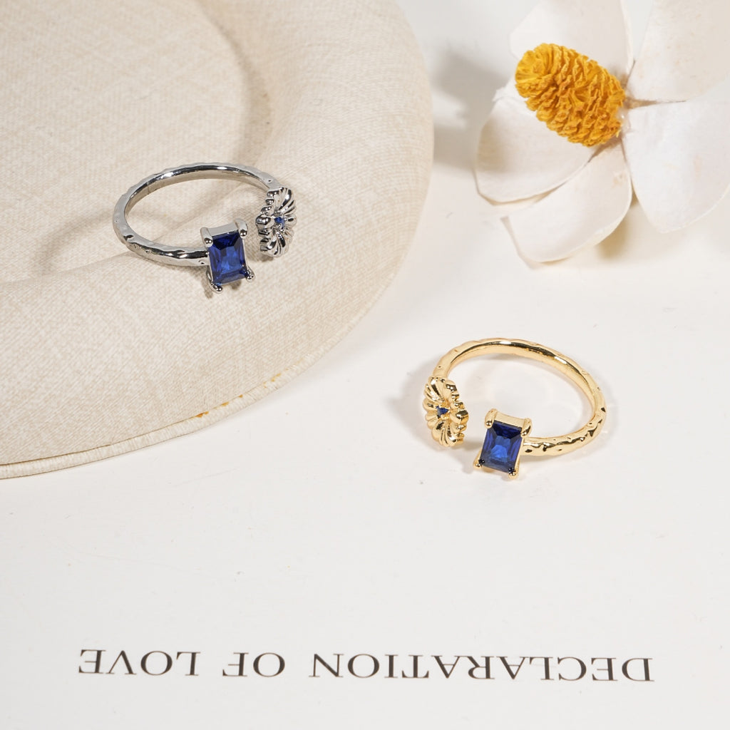 Damen eleganter Ring mit bunten Akzenten Shop Nory