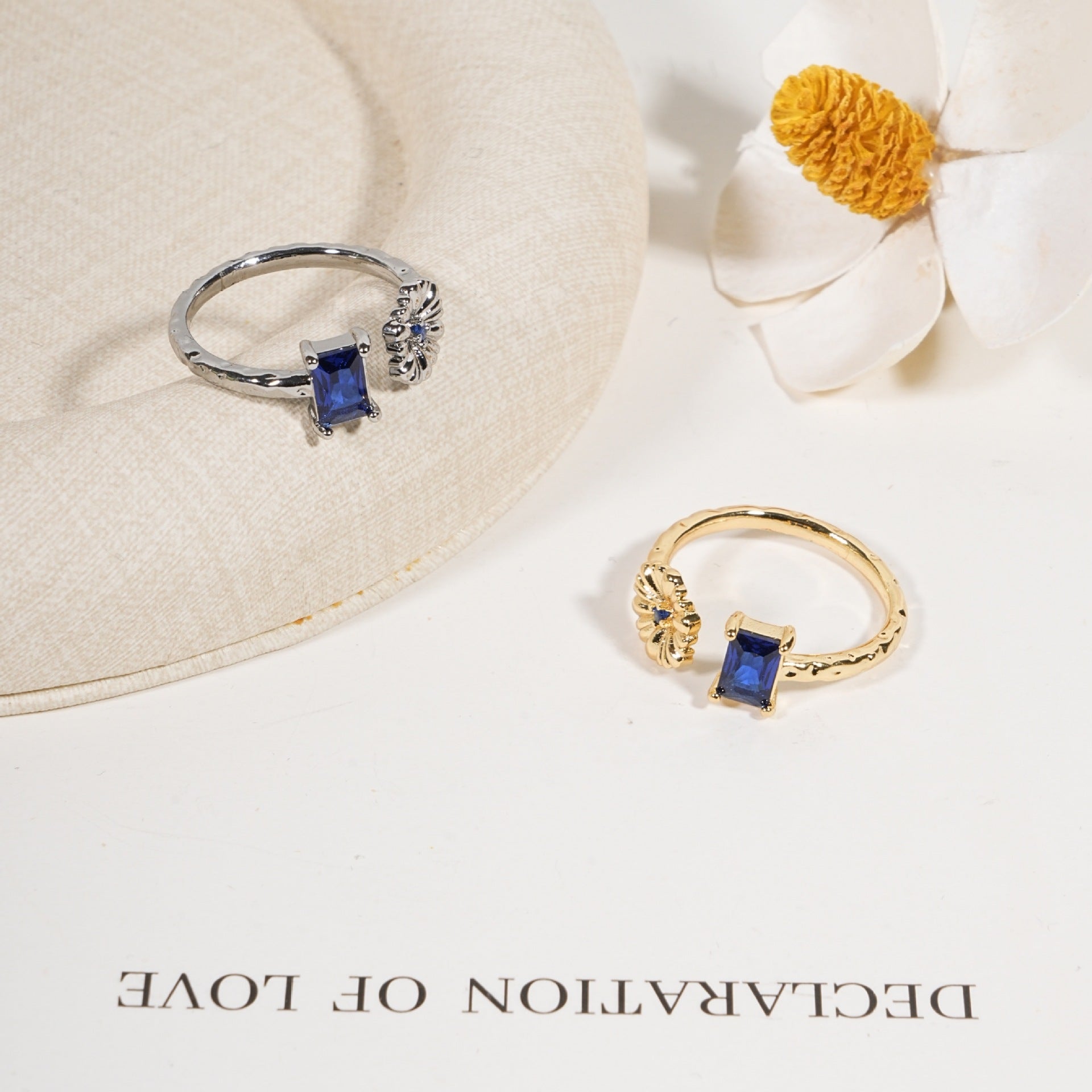 Damen eleganter Ring mit bunten Akzenten Shop Nory